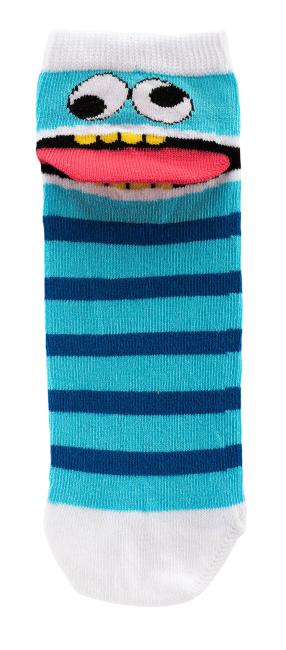 6 Paar TippTexx 24 Kinder Sneakersocken Freche Bande